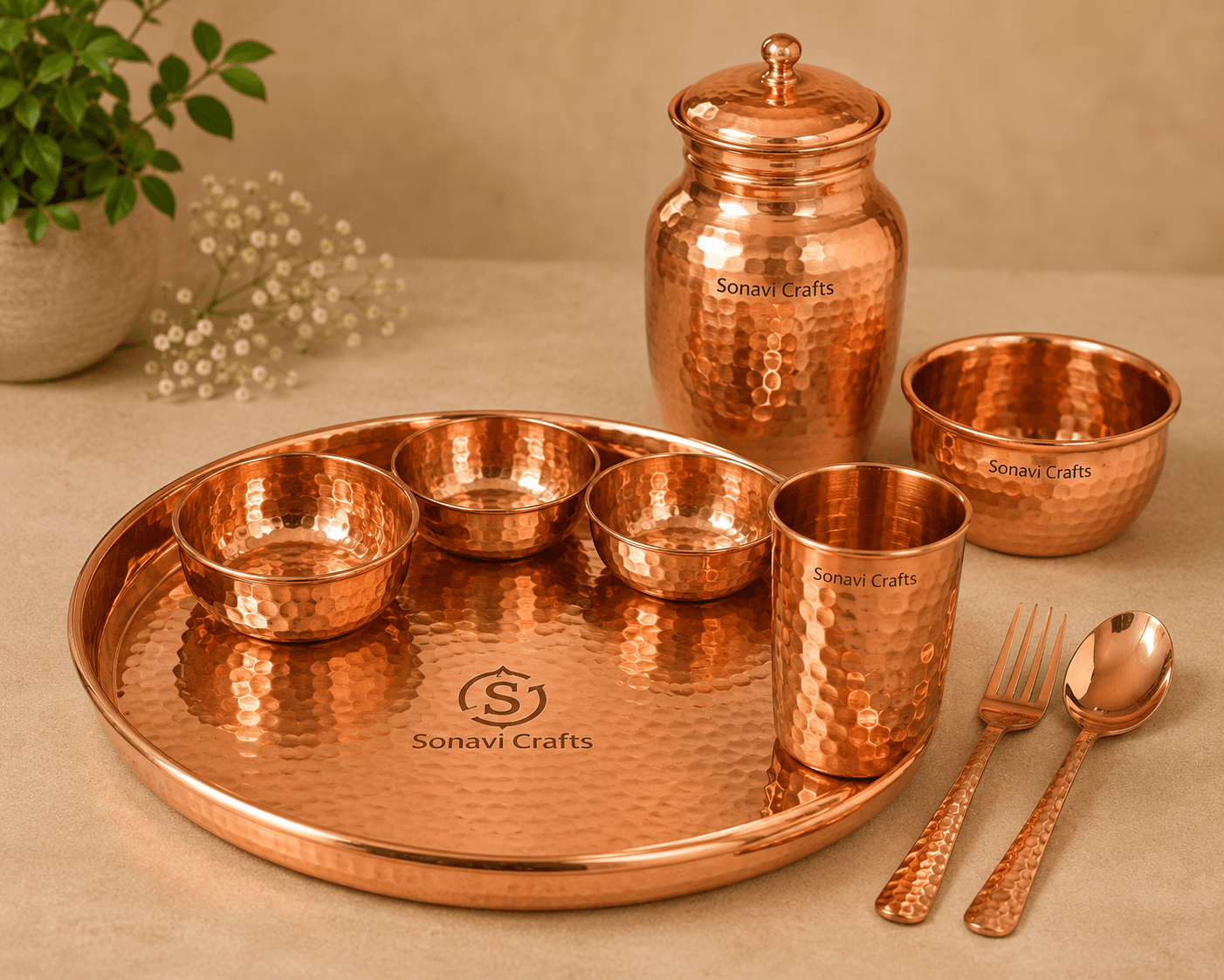 Copper Dinner Sets